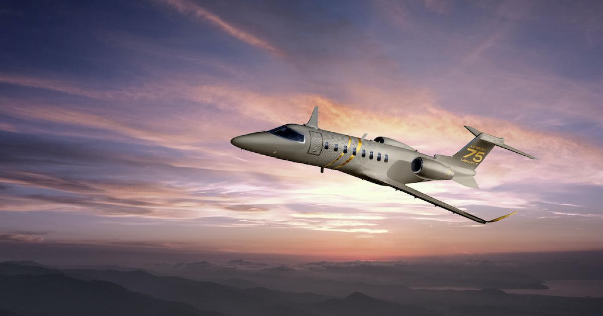 Bombardier's Learjet 75 Liberty was announced in July 2019. (Image: Bombardier)
