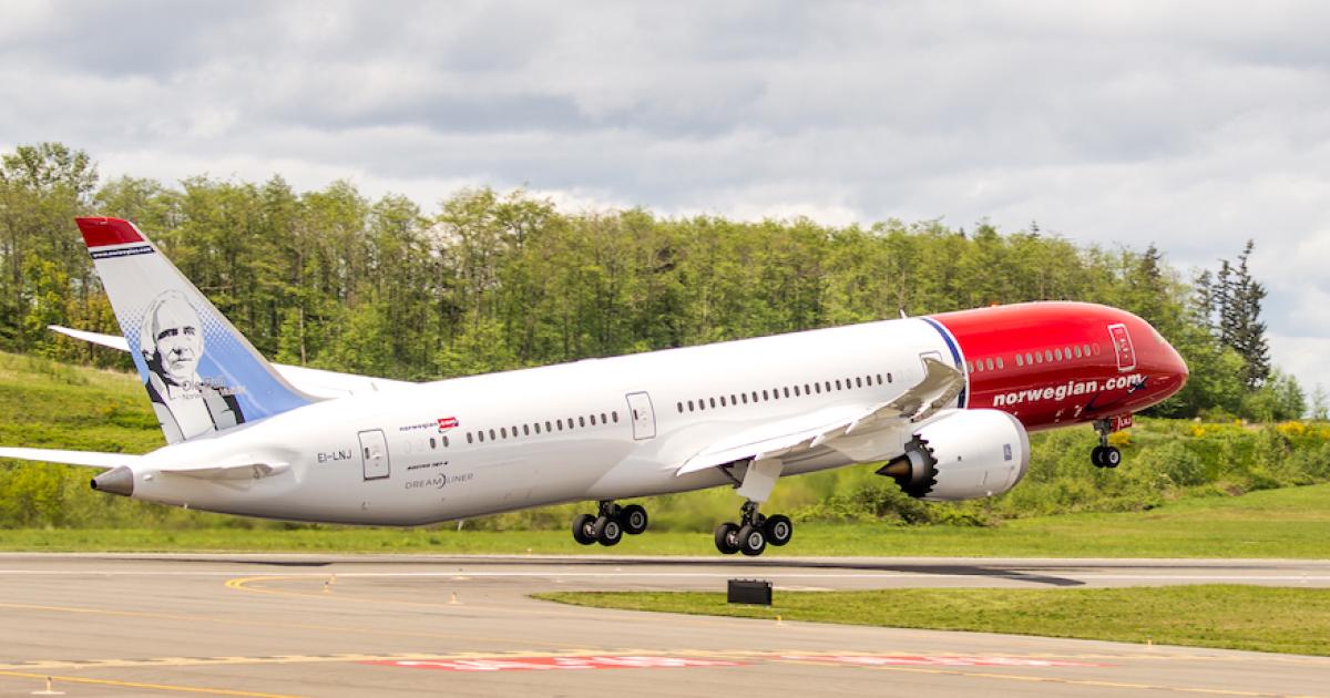 Norwegian has grounded all of its more than 100 Boeing 787s due to the Covid-19 crisis. (Photo: Alte Straume)