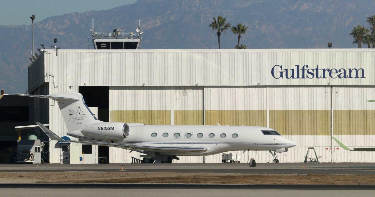 Gulfstream will move its Long Beach maintenance operations to its Van Nuys service center. (Photo: Barry Ambrose)