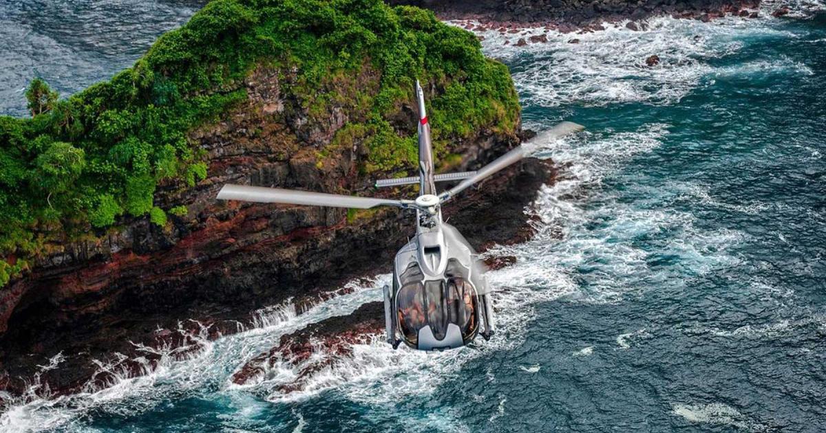 Maverick Helicopters flies air tours in Las Vegas and Hawaii with a fleet of Airbus H130s. (Photo: Maverick Helicopters)