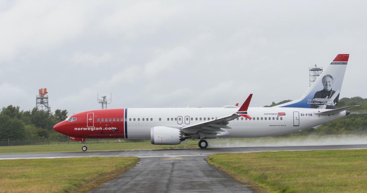 All of Norwegian's Boeing 737 Max 8s have sat grounded since March 2019. (Photo: Norwegian Air Shuttle)