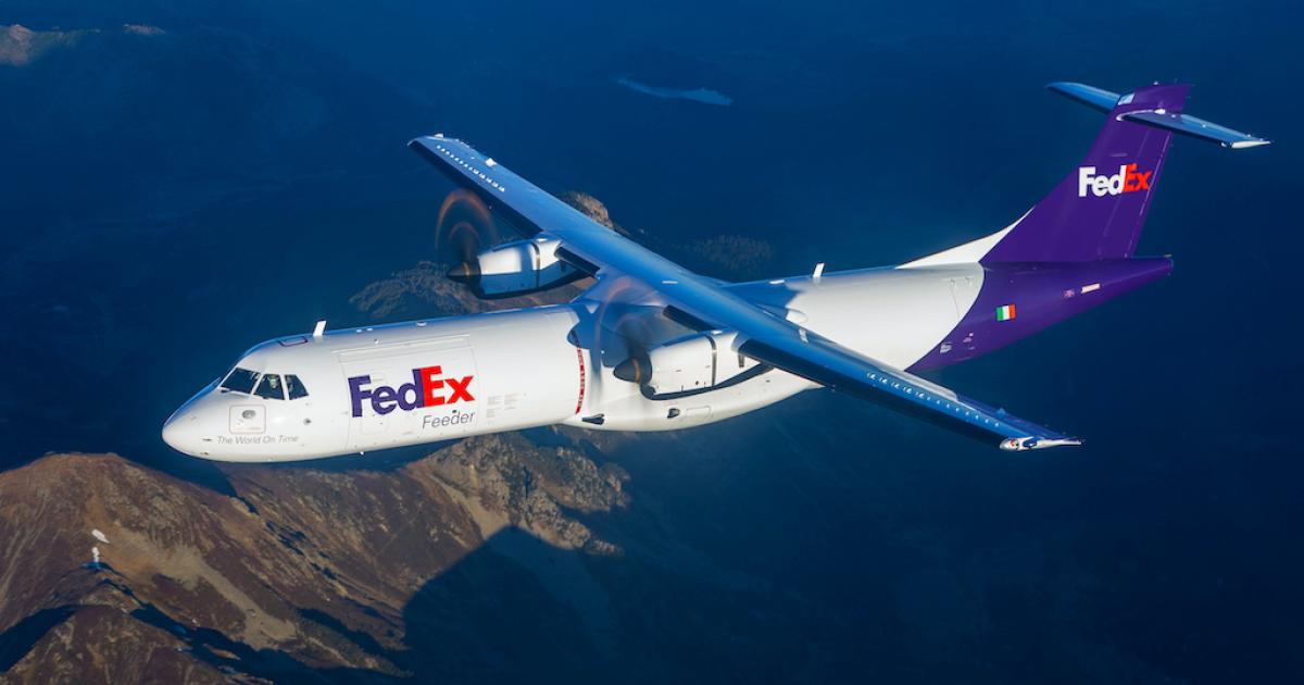 The first ATR 72-600F will go to FedEx Feeder affiliate ASL Airlines of Ireland. (Photo: ATR)
