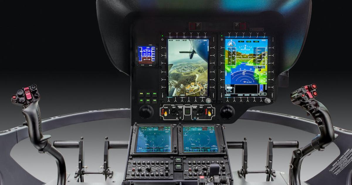 Airbus Helicopters has certified a new single-pilot IFR Helionix cockpit for its H135 light twin. (Photo: Airbus Helicopters)