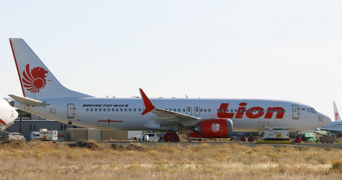 The October 2018 crash of a Boeing 737 Max operated by Indonesia's Lion Air was one of two fatal accidents that prompted the lengthy grounding of the narrowbody. (Photo: Barry Ambrose)