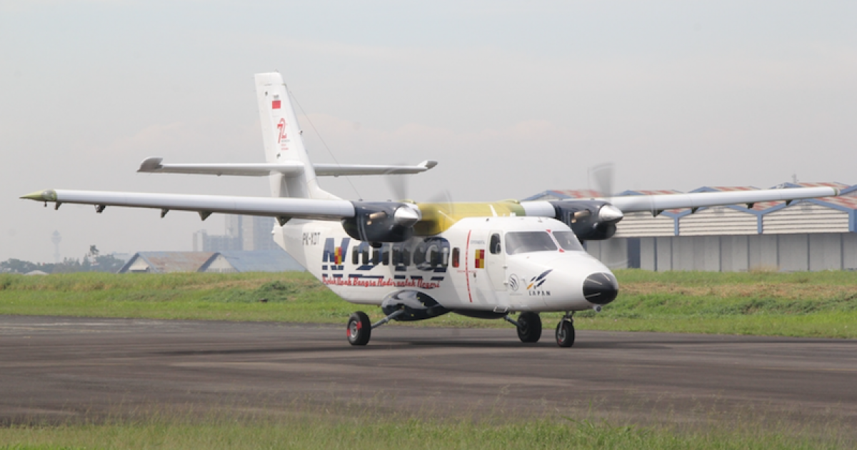 The N219 has received Indonesian type certification. (Photo: National Institute of Aeronautics and Space)