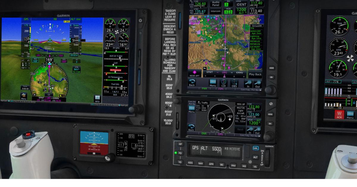 Garmin Adds Smart Rudder Bias to Piston Twins Aviation International News
