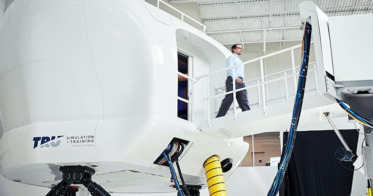 TRU Simulation + Training's Cessna Citation M2 Level D simulator for the Civil Aviation Flight University of China will be the first to operate outside the U.S. (Photo: TRU Simulation + Training)