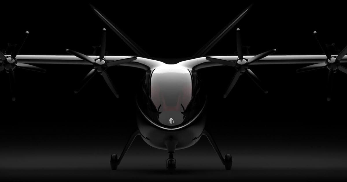 Archer says it will be ready to begin commercial operations with its four-seat eVTOL aircraft in 2024. (Image: Archer)