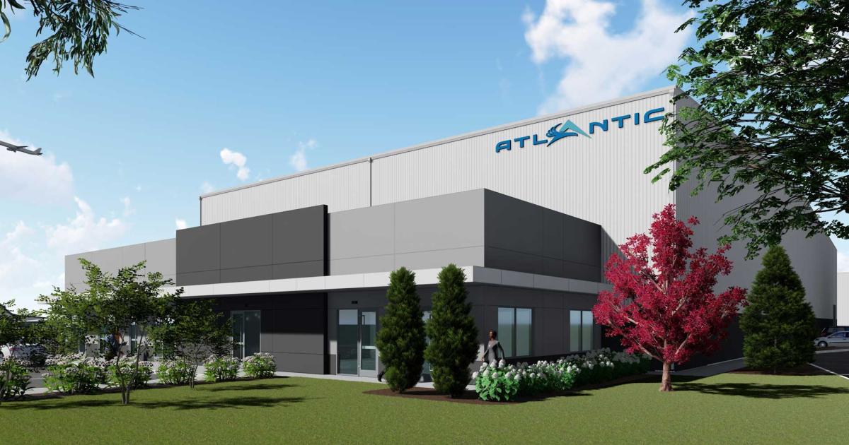 This artist's rendering shows the planned 25,000-sq-ft hangar that Atlantic Aviation will add to its FBO at Chicago Executive Airport. Part of a multi-million dollar expansion project, it is expected to be operational by the fourth quarter of 2021.