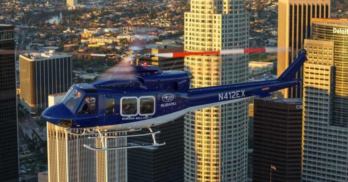 The Bell Subaru 412 EPX is the latest in the family of the venerable twin-engine medium helicopter, which traces its design roots back to 1959, and is celebrating 40 years of civil service this year.