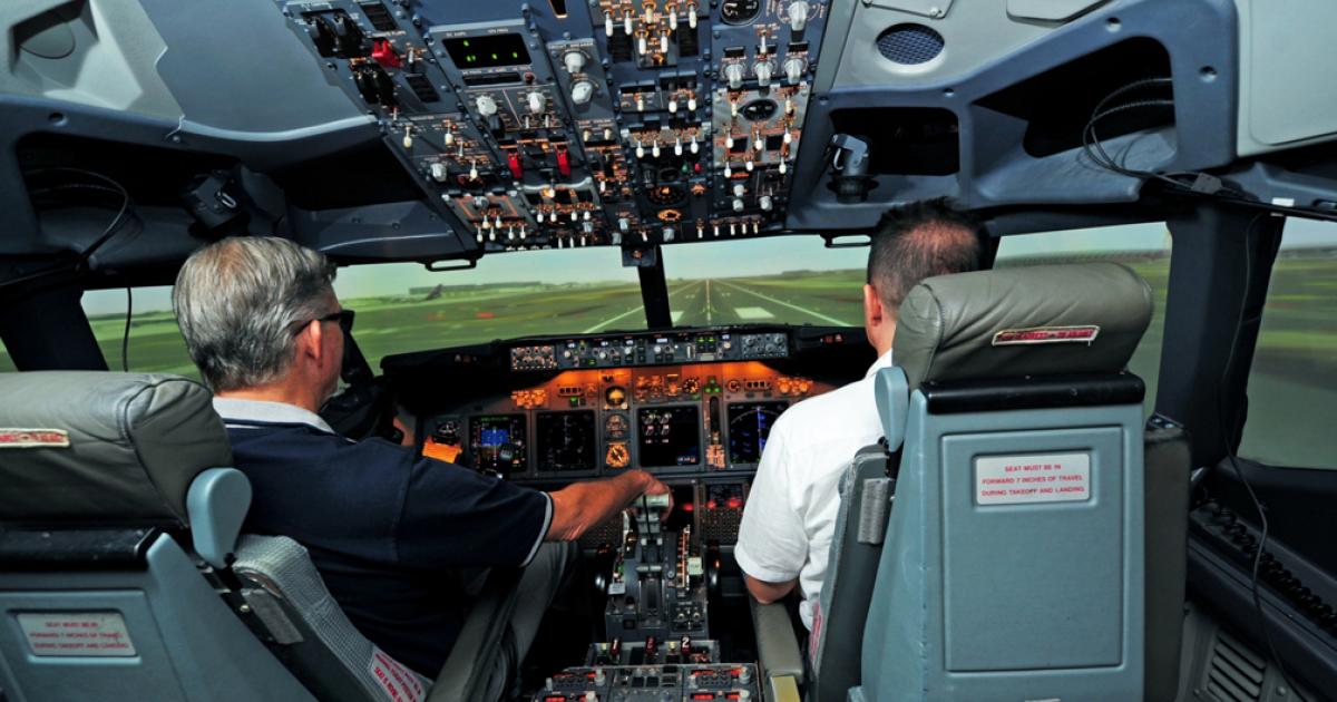 Line operations safety audits (LOSA) of CAE customer-operators performed by The LOSA Collaborative will help CAE offer tailored pilot training programs and benchmarked operational and training performance insights to operators. (Photo: CAE)