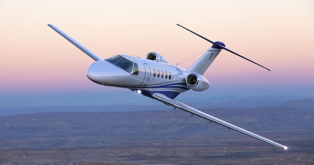 Safran Electronics & Defense’s Cassiopée flight data monitoring is now available for ARes II-equipped Cessna Citation CJ4s. (Photo: Safran Electronics & Defense)