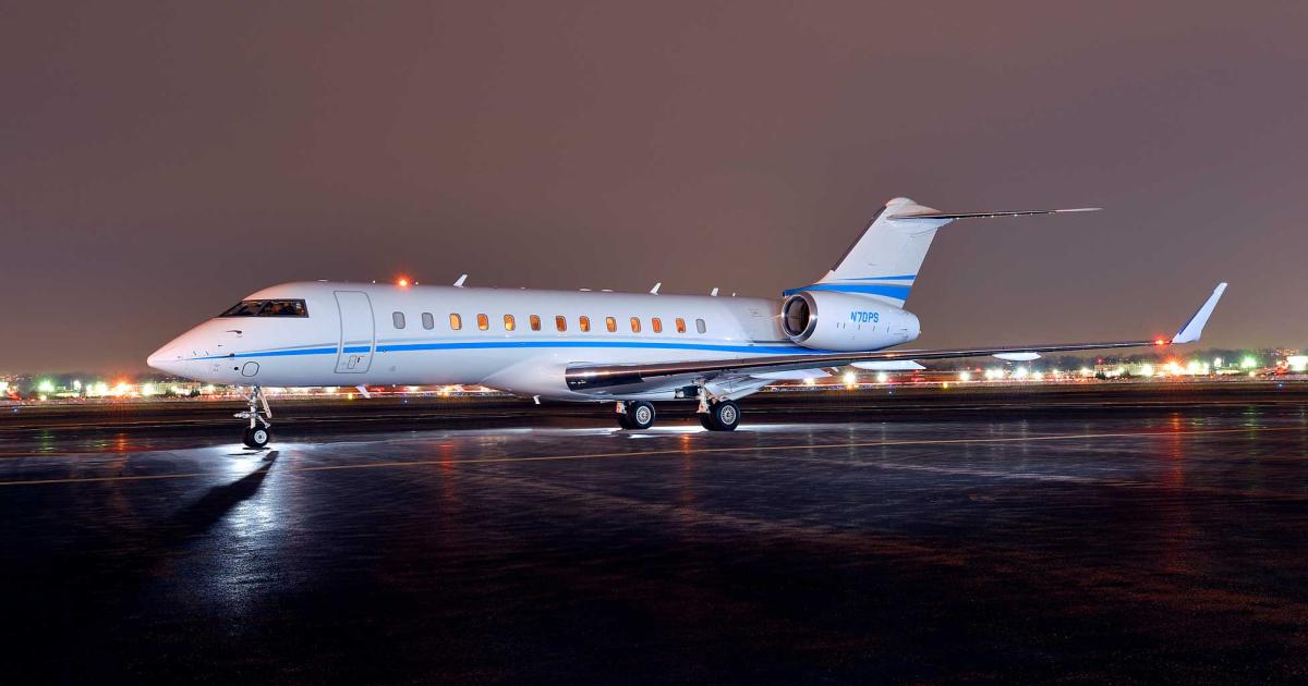 Arizona-based charter provider Worldwide Jet, which operates a Global Express among its dozen business aircraft, seeks to upgrade its Covid-19 protection by implementing a new protocol that will have its flight crews undergo testing every 72 hours. (Photo: Worldwide Jet)