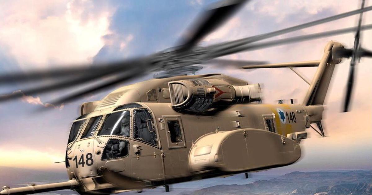 CH-53K King Stallion in notional IDF/AF colors. (Photo: IMOD)