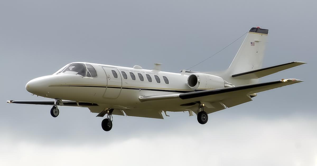 Latitude Technologies is helping operators of older Cessna Citation jets, like this 560 Ultra model, extend overhaul limits for their Pratt & Whitney engines. (Photo: Latitude Technologies)