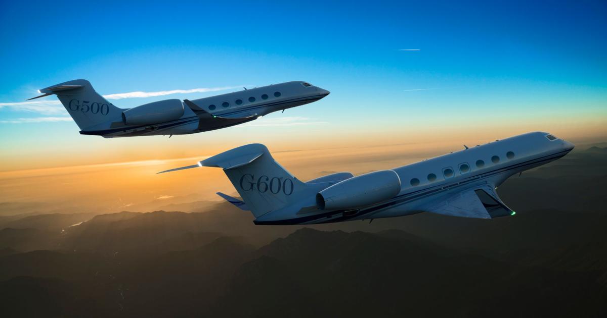 Gulfstream could see a surge in business jet sales in the second half as the recovery from the pandemic takes firmer hold, according to business aviation industry analyst Brian Foley. This would bode well for Gulfstream's new large-cabin G500 and G600. (Photo: Gulfstream Aerospace)