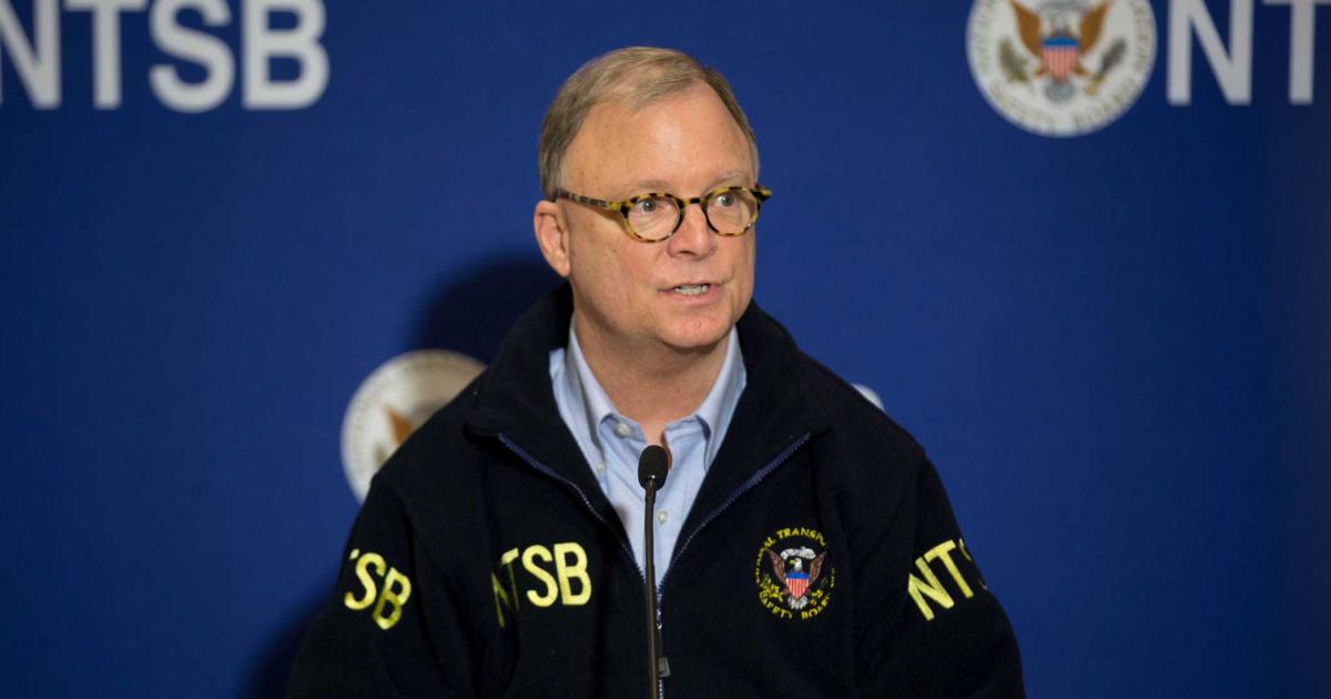 NTSB chairman Robert Sumwalt. (Photo: NTSB)