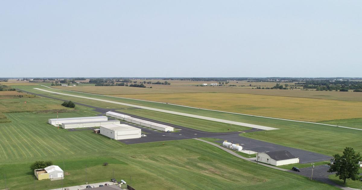Located 80 miles from Chicago in Rensselaer, Indiana, Jasper County Airport is looking to expand in order to handle larger aircraft. On its wish list is a new 5,000 foot, east-west runway. (Photo Bryan Overstreet)