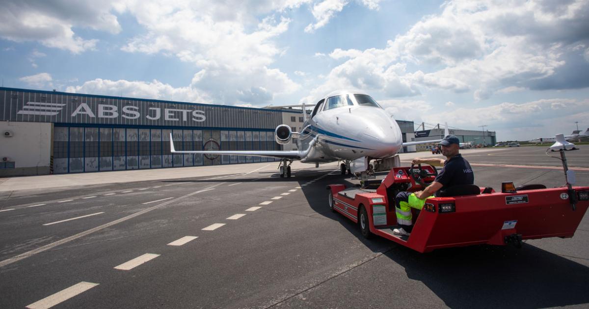 ABS Jets is the first European business aviation ground handler to receive registration under IBAC's IS-BAH program. The company became a licensed handling agent in Prague in 2008 and currently provides 24/7 support for business jets and other civil aircraft, as well as helicopters and medical flights. (Photo: ABS Jets)
