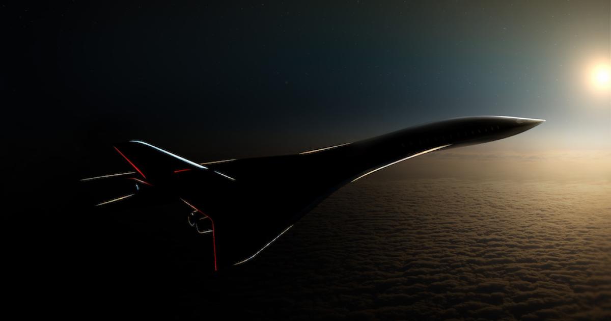 Aerion plans on providing further detail of what is to become its second supersonic aircraft, the AS3, but did reveal the 50-passenger airliner will reach or exceed Mach 4 and fly 7,000 nm. (Photo: Aerion)