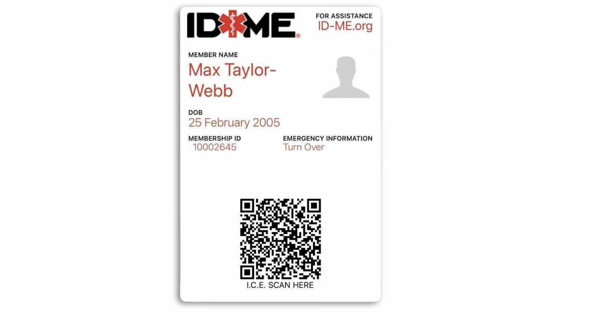 ID-ME stores personal information such as vaccine status, allergies, medications, etc.