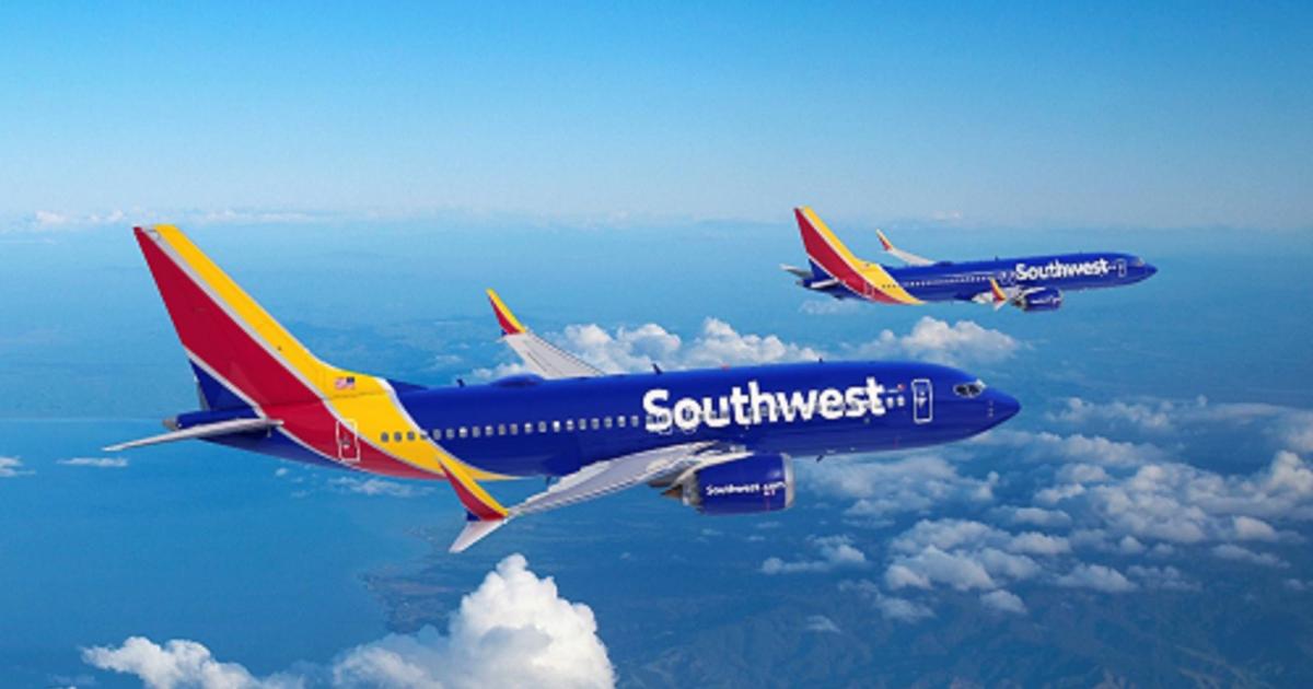 Southwest Airlines has now placed firm orders for 200 Boeing 737 Max 7s (foreground) and 147 Max 8s. (Image: Boeing)