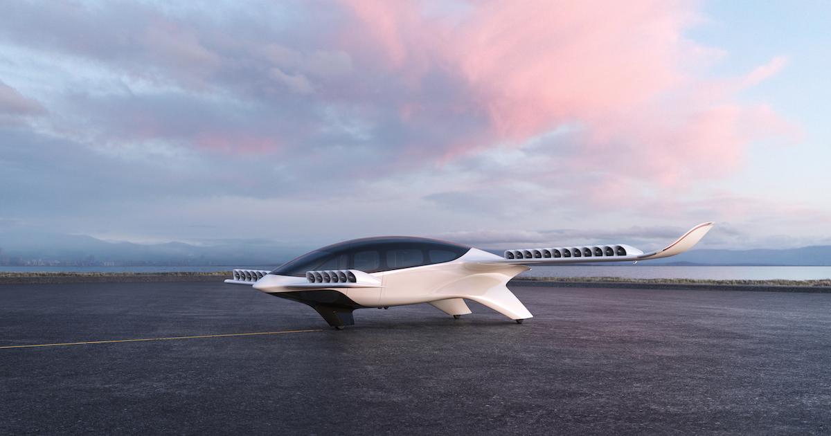 The production version of the Lilium Jet eVTOL aircraft will seat a pilot and up to six passengers. (Image: Lilium)