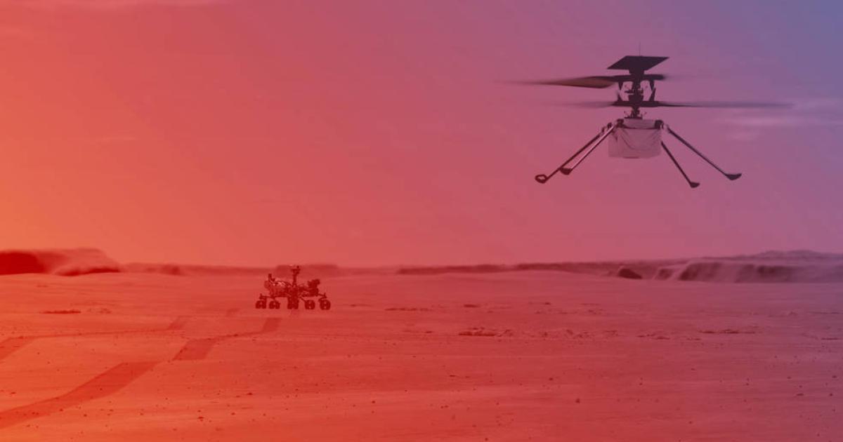 NASA's  Ingenuity helicopter is expected to fly on Mars in the next few weeks (Image: NASA)