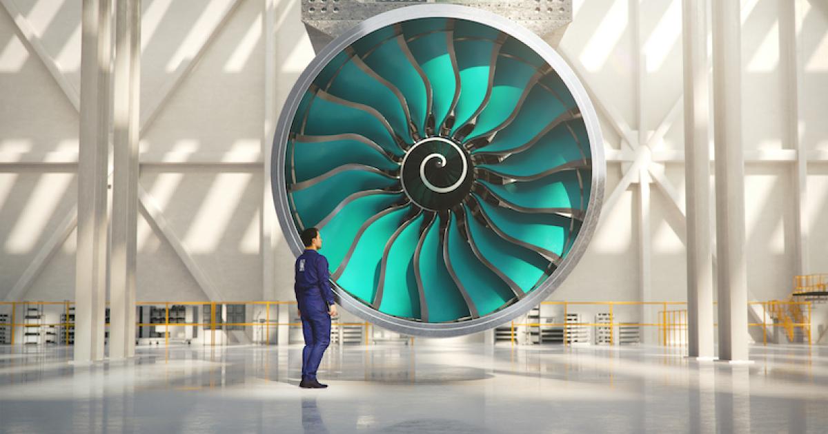 The Rolls-Royce UltraFan will feature a 140-inch-diameter fan. (Photo: Rolls-Royce)