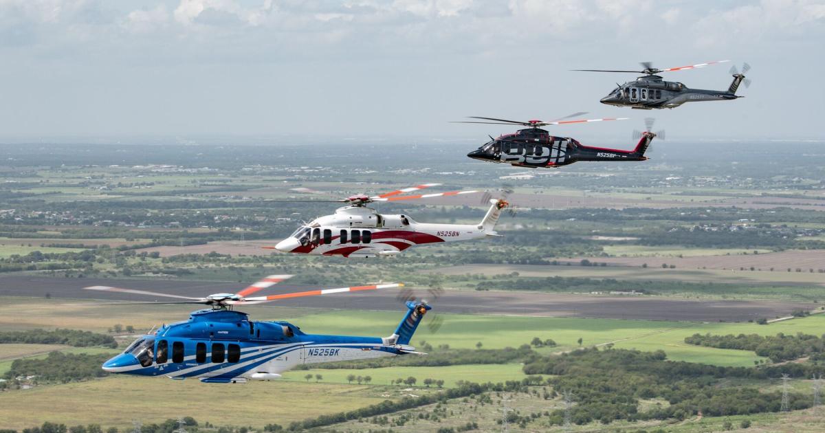Bell expects to wrap up certification flight testing of the 525 Relentless super-medium helicopter in the first half of this year. (Photo: Bell)