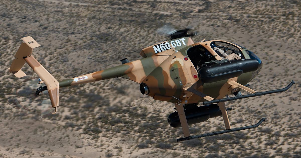 While reentering the commercial market with renewed focus, MD Helicopters' main business remains foreign military sales. (Photo: MD Helicopters)