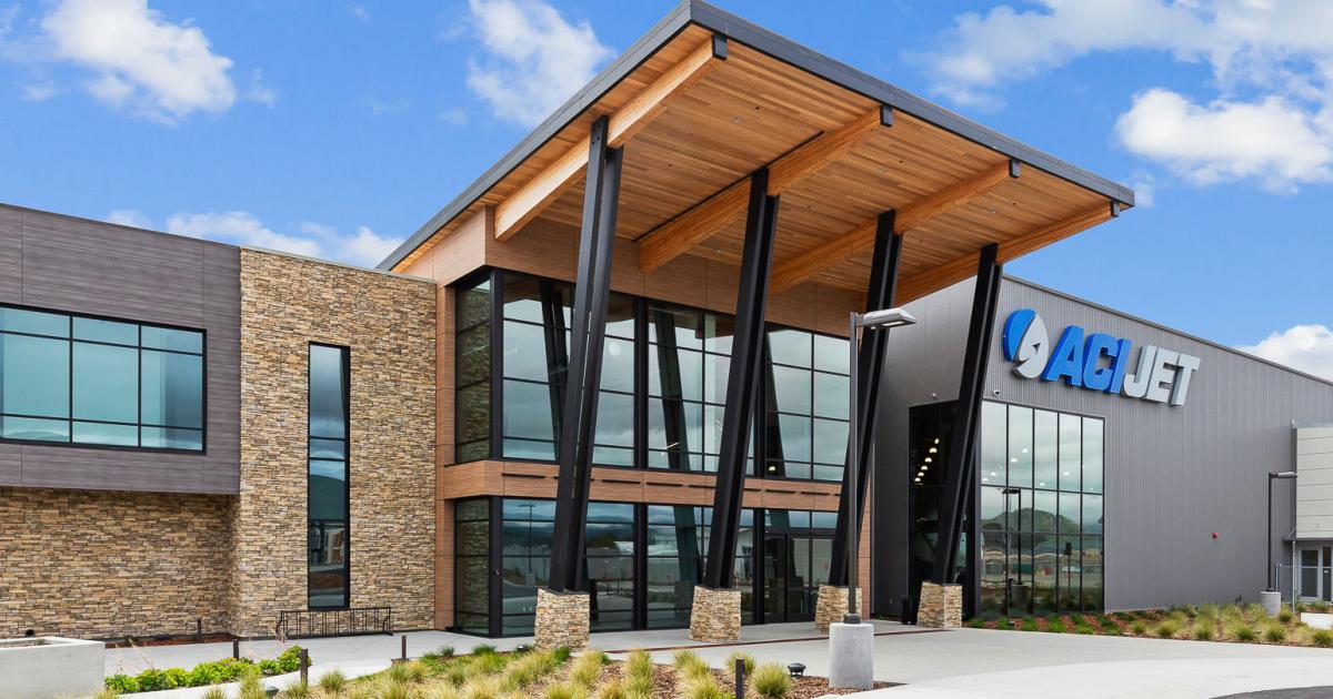 ACI Jet's brand new 28,000 sq ft terminal at San Luis Obispo County Airport is a significant upgrade from its previous home of 16 years. (Photo: ACI Jet)