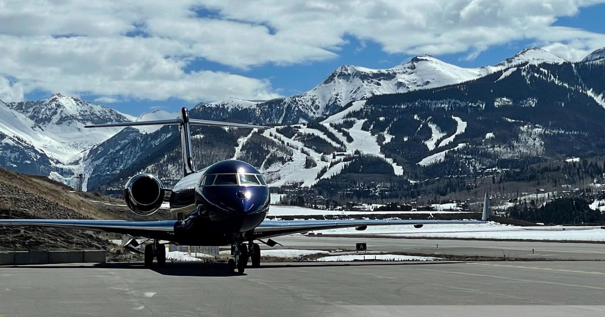 Telluride Regional Airport in the heart of Colorado's Rocky Mountains became the first dealer in the state to provide a continuous supply of sustainable aviation fuel. (Photo: Avfuel)