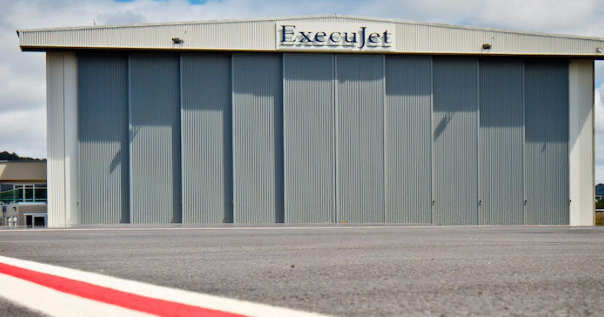 ExecuJet MRO Services' facility at Wellington Airport is one of three in New Zealand that have received Part 145 approval from the country's Civil Aviation Authority to perform line and limited base aircraft maintenance. (Photo: ExecuJet MRO Services)
