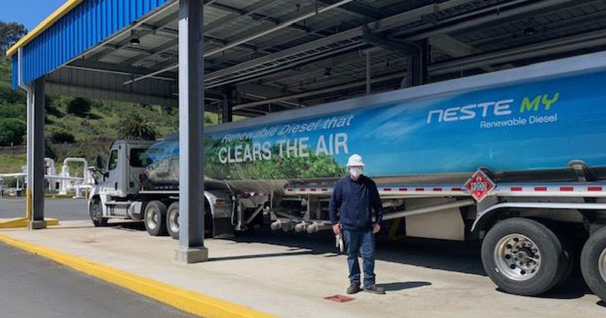 Neste and fuel terminal and pipeline operator NuStar Energy are working to make NuStar's San Francisco fuel terminal a hub for the distribution of low-carbon fuels throughout the western U.S. (Photo: Neste)