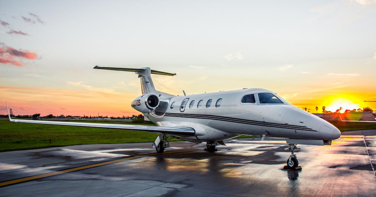 Fractional operations involving light jets led an increase in North American activity in March, up 63.6 percent from a year earlier. (Photo: NetJets)