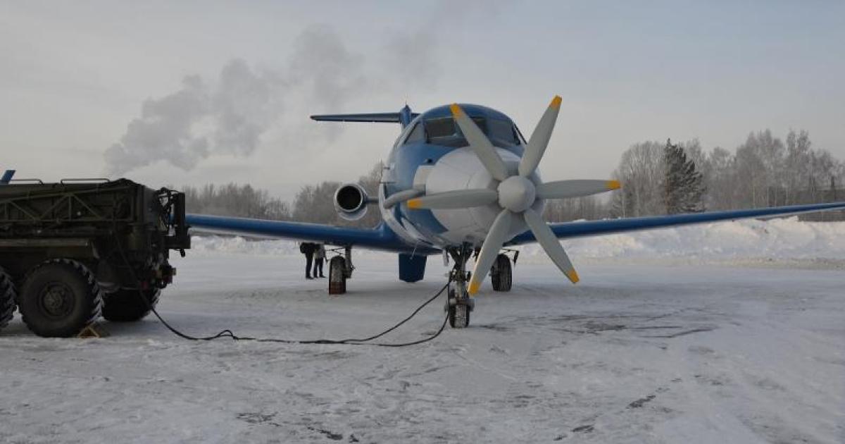 A consortium of Russian companies and scientific agencies is preparing to start flight tests with a Yak-40 airliner converted to a hybrid-electric propulsion system. (Photo: N.E. Zhukovsky Scientific Research Center)