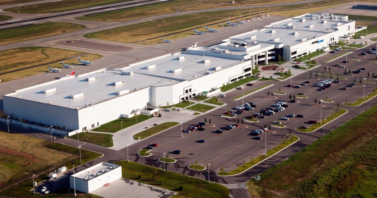 Textron Aviation will begin receiving steady deliveries of sustainable aviation fuel at its Wichita manufacturing plant. The fuel will be used in its Citation and Caravan demonstration aircraft fleet as well as pumped into the tanks of newly-built aircraft to be delivered. (Photo: Textron Aviation)
