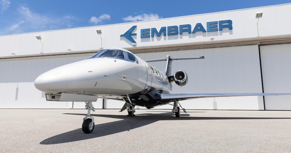 Embraer's milestone Phenom 300 delivery was to Superior Capital Holdings of Fayetteville, Arkansas. (Photo: Embraer)