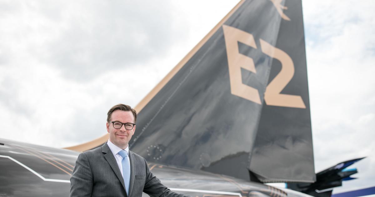 Embraer Commercial Aviation CEO Arjan Meijer (Photo: Embraer)