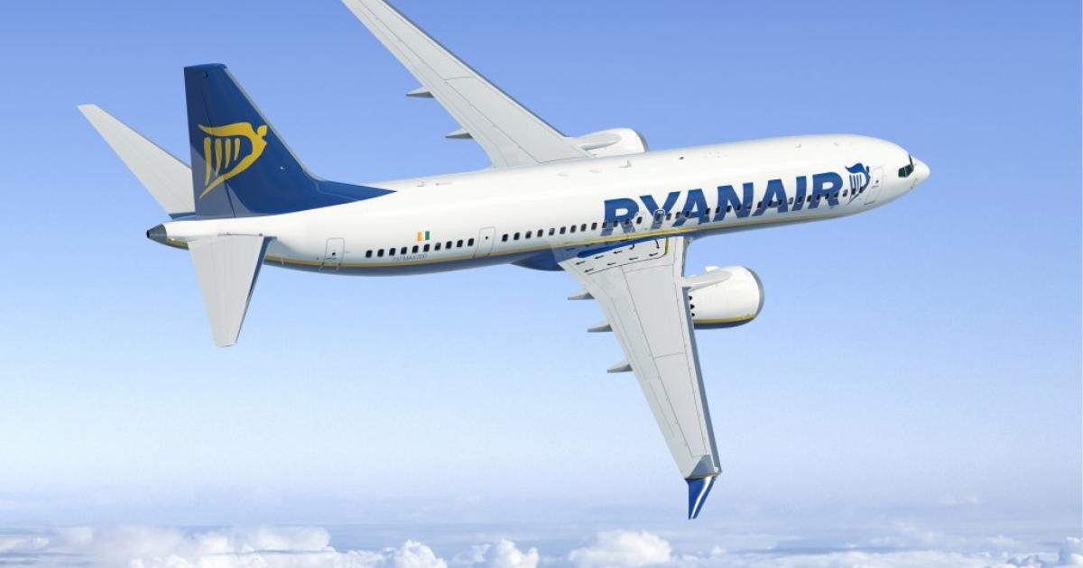 Ryanair hopes to take 60 Boeing 737 Max 8-200s by summer 2022. (Image: Boeing)