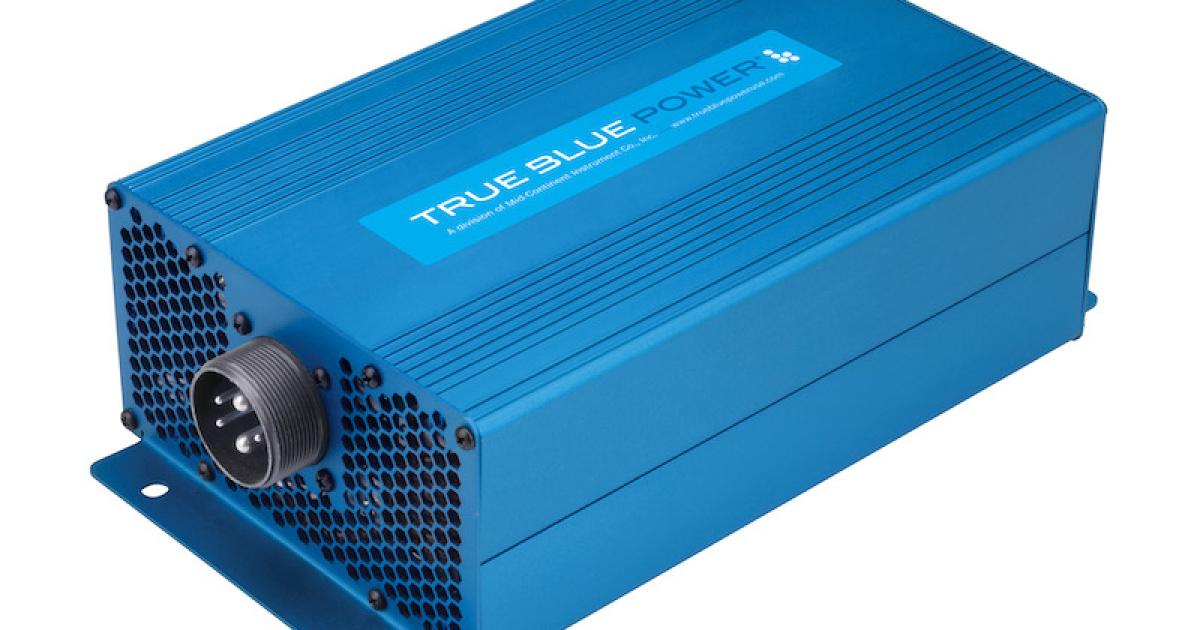The True Blue Power TI1204 Emergency Power Inverter weighs nearly six pounds less than existing emergency power inverters. (Photo: True Blue Power)