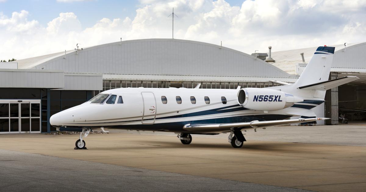 CitationPartners’ Excel Eagle is a tip-to-tail refurbishment program of pre-owned Citation Excels. (Photo: Visual Media Group)