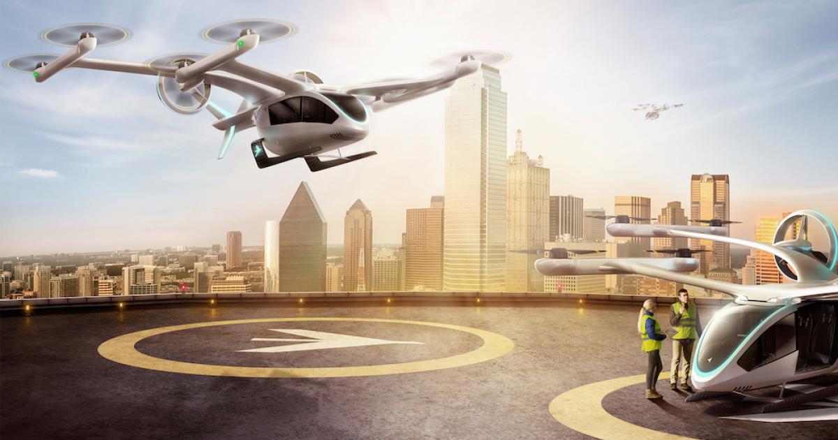 Embraer's Eve Urban Air Mobility Solutions is looking to raise funds for its planned eVTOL aircraft through an IPO-merger with Zanite Acquisition. (Image: Embraer)