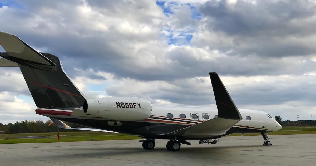 Under the partnership, Flextjet's Gulfstream G650s will be equipped with Viasat’s Ku-band IFC service, enabling a path to transition to its Ka-band system in the future. (Photo: Flexjet)