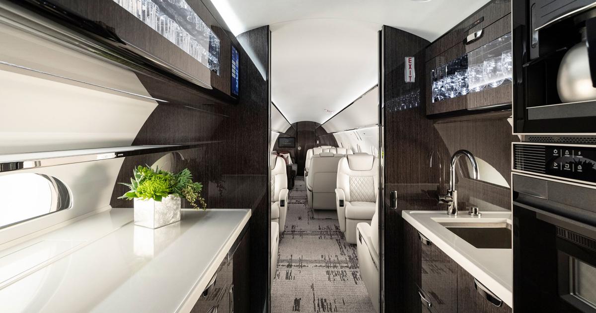 Gulfstream is adding large-cabin G600 completions to its Dallas Love Field facility, boosting its outfitting capability there beyond super-midsize G280s. (Photo: Gulfstream Aerospace)
