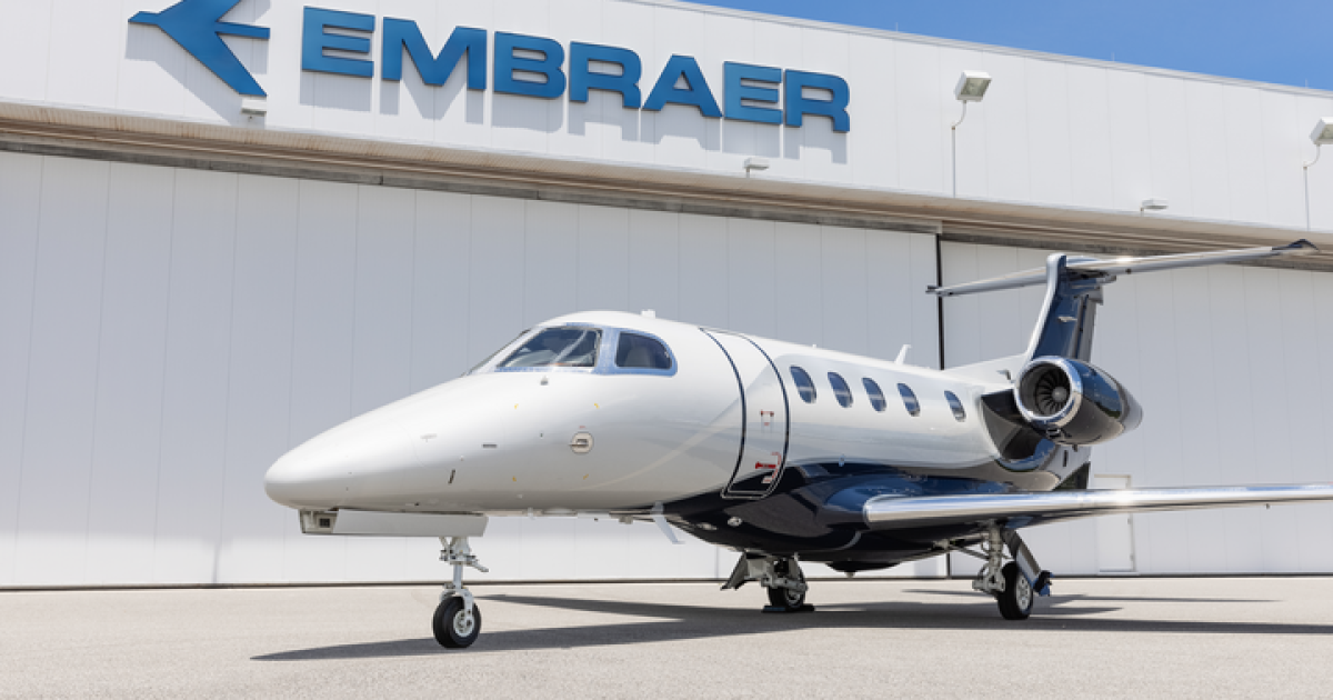 Embraer celebrated the delivery of the 600th Phenom 300 in the second quarter as it saw deliveries of the model increase by four units and shipments across the board double year-over-year. (Photo: Embraer)