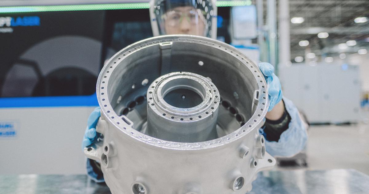 GE Aviation is using 3D printing techniques to make components such as combustion shrouds for aircraft engines. (Photo: GE Aviation)