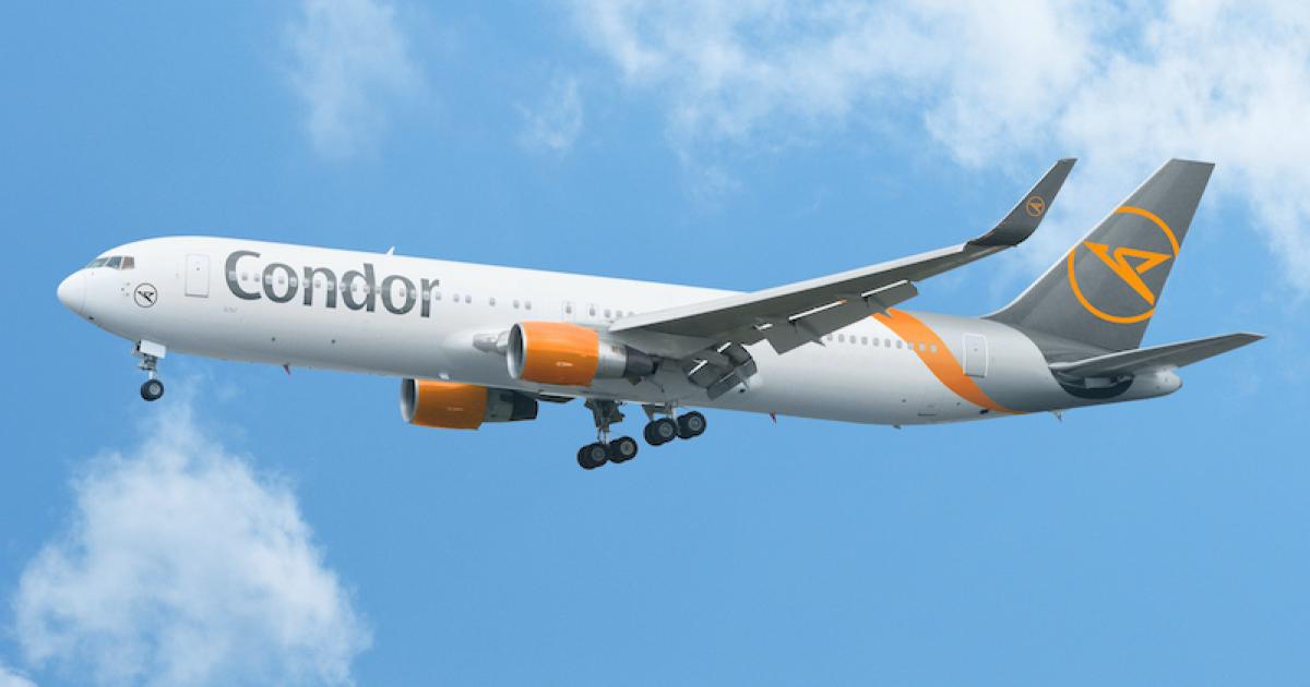 Condor's pre-Covid fleet included 16 Boeing 767-300ERs. (Photo: Condor)