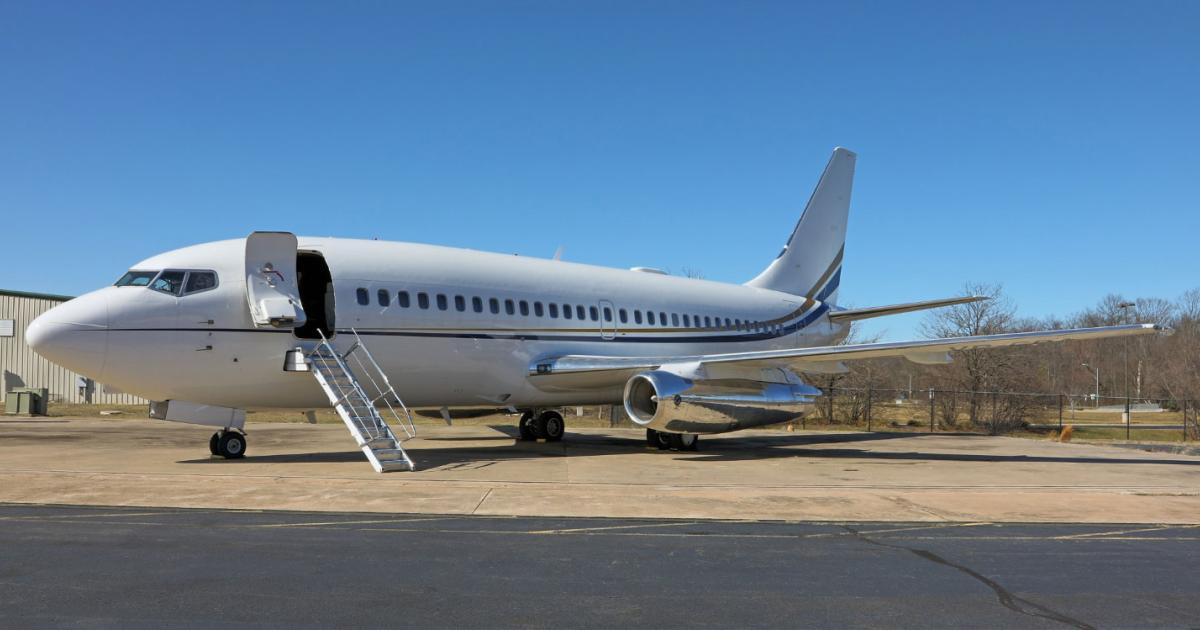 Nearly four decades after it was first delivered, one of the first Boeing 737s that rolled off the assembly line destined for completion as a private VIP transport, is now one of the lowest flight hour examples of the type in the world. 
